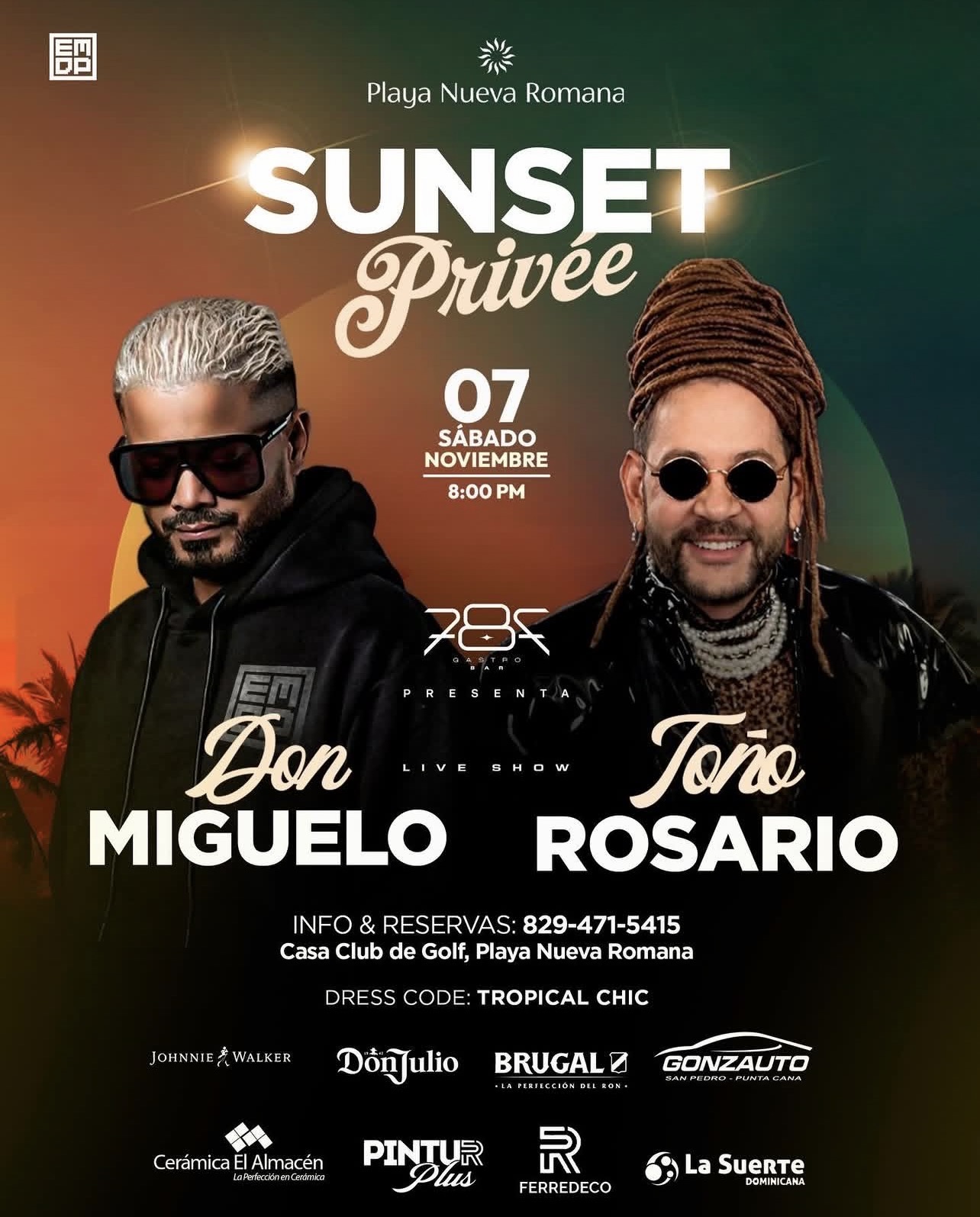 Cartel de Don Miguelo & Toño Rosario